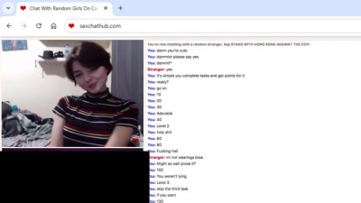 Random cute Asian teen does everything I ask on chat