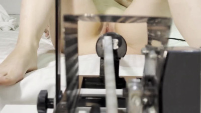 Photographers POV: Hardcore Sex Machine Session with Bound Solo Female