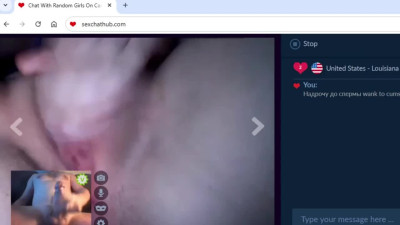 Horny teen lets me cum for her on random chat