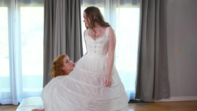 Bridal Pussy -- April ONeil & Mary Moody Have Sex