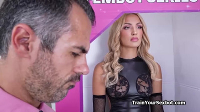 Femdom fembot does sixty nine with her new owner