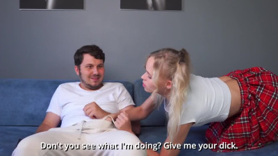 Step sis gets facial cumshot for homework - stunning xxx!