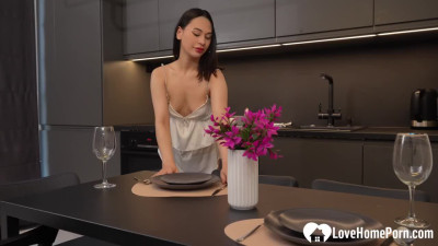 Kitchen Counter Carnage I Give My Roommate Intense Pleasure and Leave Her Screaming For More