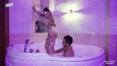 Romantic fuck-a-thon in the jacuzzi with a Russian schoolgirl - NIGONIKA BEST