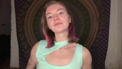 Joi in Spanish with a Young Blonde Gringa - Solo Masturbation