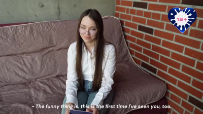 Valeria Sladkih, student, doggystyle, missionary, rock hard fuck, spunk on