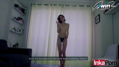 Sexy Venezuelan model on audition for porn confesses her darkest secrets - XXX!