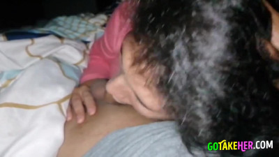 Cute Latina Babe in POV Blowjob Video