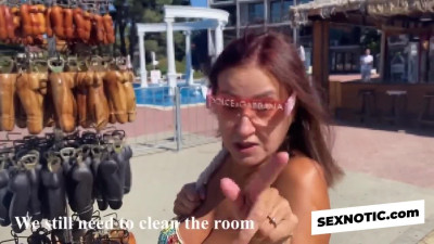 Stepsons POV Sex with Big-Tit StepMom Before Dad Arrives