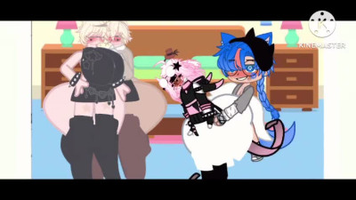 requsted for nightmare | fucking two hot girls and cutie femboy