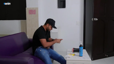 My hottest mate helped me accomplish after catching me jerking with a Jenifer