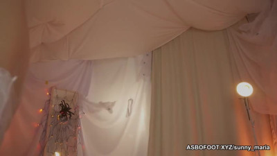 Slim brunette is determined to MAKE YOU CUM with her sexydance