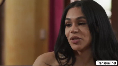 Lucky day to fuck my TS stepdaughters tight ass