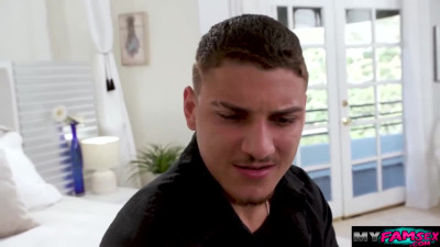 Fucking the tits and pussy of my MILF stepmom