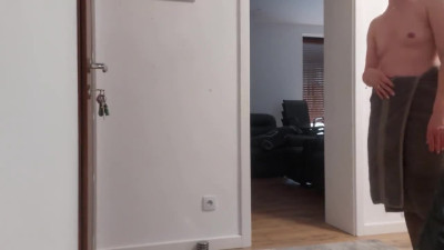 Delivery Guy Pounds Me From Behind for a Package